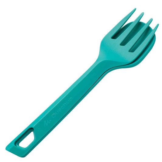 Plastic camping tableware, 2 pieces (fork spoon) Аяны гал тогооны