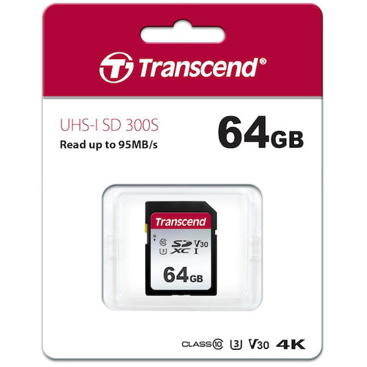 SD Card Transcend 64GB UHSI U3 SD Card мемори карт